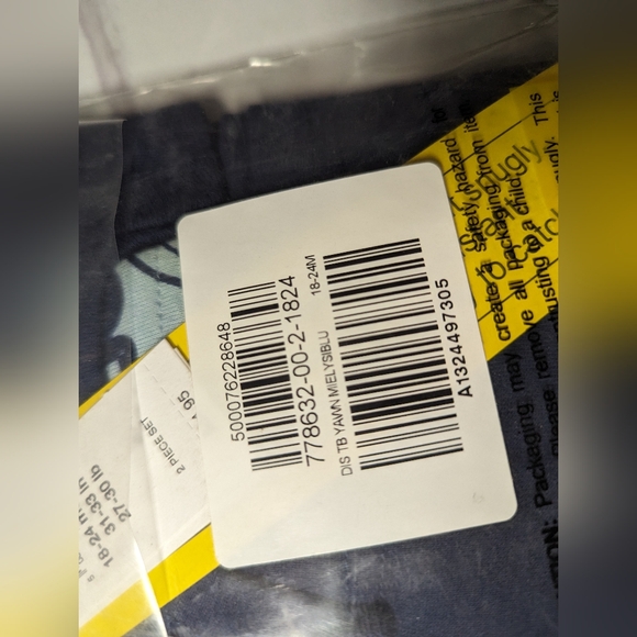 Baby Gap 2 Piece PJ Set Long Sleeve and Pant Brand New Mickey Mouse - Picture 16 of 16